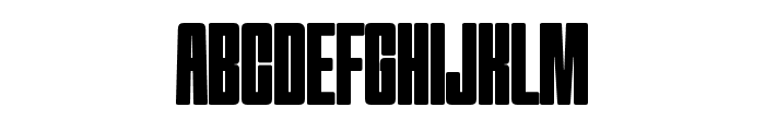 QuanteCondensed-Regular Font UPPERCASE