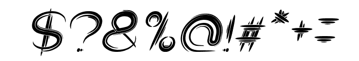 Quantum Leap Italic Font OTHER CHARS