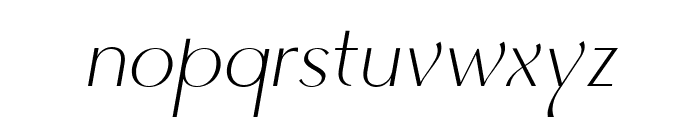 Quantum Mystique ExtLt Ita Font LOWERCASE