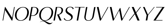 Quantum Mystique Italic Font UPPERCASE