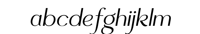 Quantum Mystique Italic Font LOWERCASE