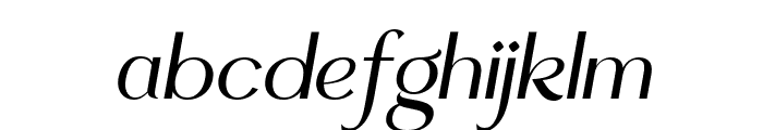 Quantum Mystique Medium Italic Font LOWERCASE