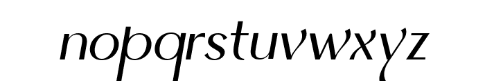 Quantum Mystique Medium Italic Font LOWERCASE