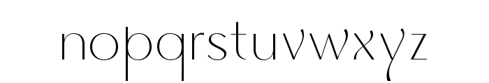 Quantum Mystique Thin Font LOWERCASE