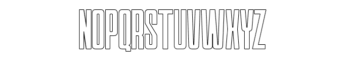Quaron-Outline Font UPPERCASE