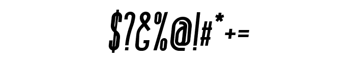 Quarpa Bold Italic Font OTHER CHARS