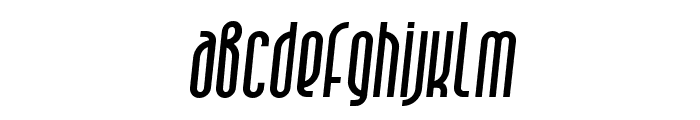 Quarpa Bold Italic Font LOWERCASE