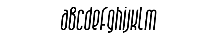 Quarpa Medium Italic Font LOWERCASE
