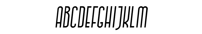 Quarpa Regular Italic Font UPPERCASE