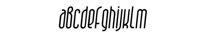 Quarpa Regular Italic Font LOWERCASE