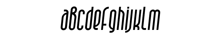 Quarpa Semi Bold Italic Font LOWERCASE