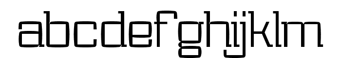 QuartellRound-ExtraLight Font LOWERCASE