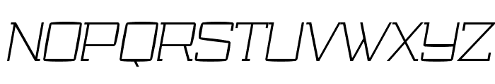 QuartellRound-ThinItalic Font UPPERCASE