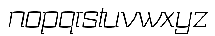 QuartellRound-ThinItalic Font LOWERCASE