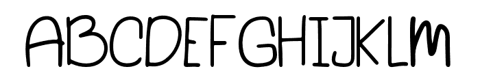 Quarter-Regular Font UPPERCASE