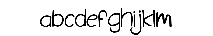 Quarter-Regular Font LOWERCASE