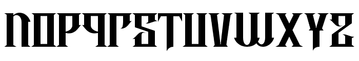 Quartus Regular Font LOWERCASE