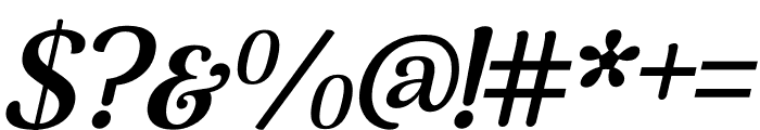 Quasia Italic Font OTHER CHARS
