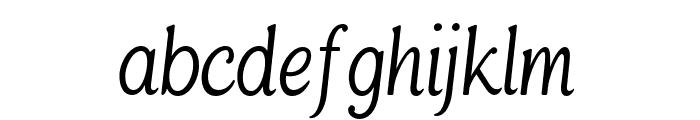 Quatest-Light Font LOWERCASE