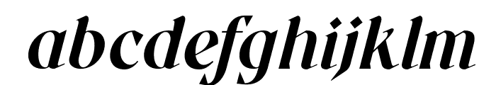 Quatro-Italic Font LOWERCASE