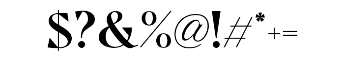 Quatro-Regular Font OTHER CHARS