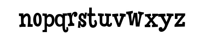 QuckyTime-Regular Font LOWERCASE