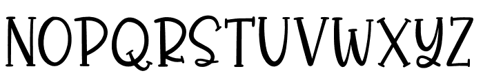 Queen Aquina Font UPPERCASE