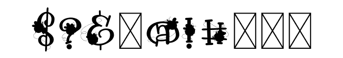 Queen Bee CF Font OTHER CHARS