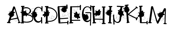 Queen Bee CF Font UPPERCASE
