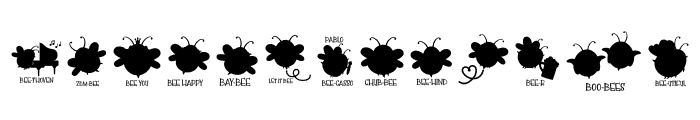Queen Bee Puns DB FONT