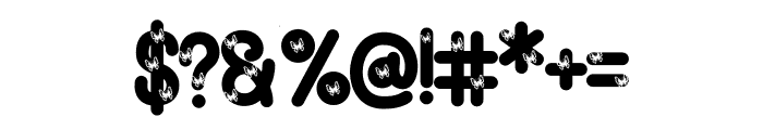 Queen Butterfly Display Font OTHER CHARS