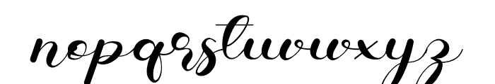 Queen Butterfly Script Font LOWERCASE