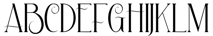 Queen California Font UPPERCASE