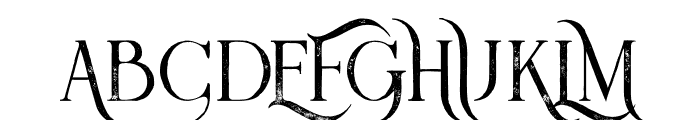 Queen Grunge Font UPPERCASE