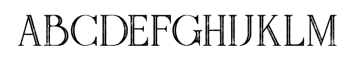 Queen Inline Grunge Font LOWERCASE