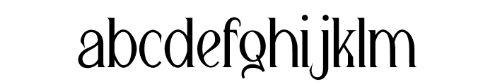 Queen Serif Black Font LOWERCASE