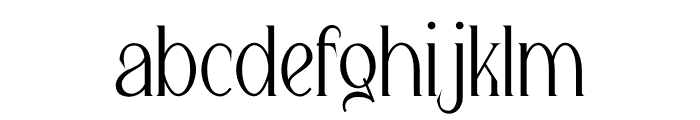 Queen Serif Bold Font LOWERCASE