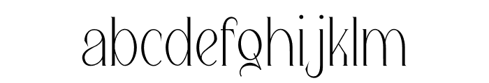 Queen Serif Font LOWERCASE