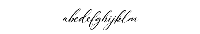 Queen Signature Italic Font LOWERCASE