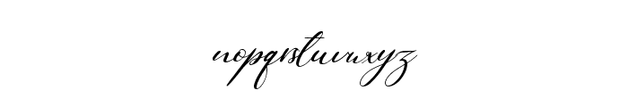 Queen Signature Italic Font LOWERCASE
