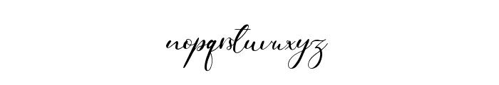 Queen Signature Font LOWERCASE