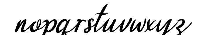 Queenatha Italic Font LOWERCASE