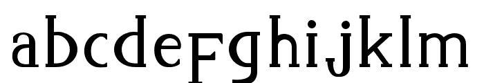 Queenest Font LOWERCASE