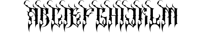 Queenlord Font LOWERCASE