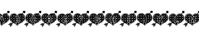 QueenofHearts Font LOWERCASE