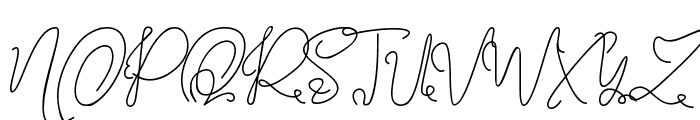 Queens Signature Font UPPERCASE