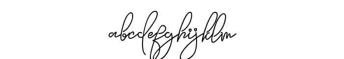 Queens Signature Font LOWERCASE