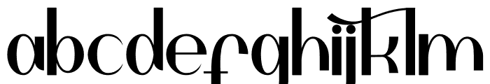 Queenscliff Font LOWERCASE