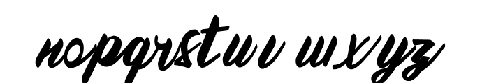Queensland Font LOWERCASE