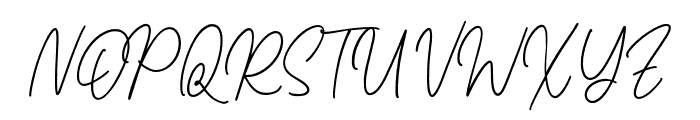 QueenstownSignature-Regular Font UPPERCASE